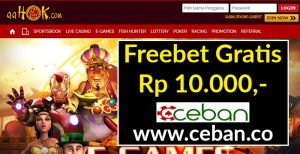 QQHOK – Freebet Gratis Tanpa Deposit Rp 10.000
