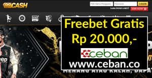 99Cash – Freebet Gratis Tanpa Deposit Rp 20.000