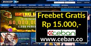 BokepBet – Freebet Gratis Tanpa Deposit Rp 15.000
